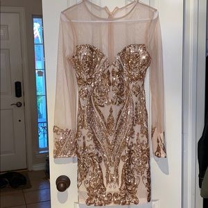 sequin dress